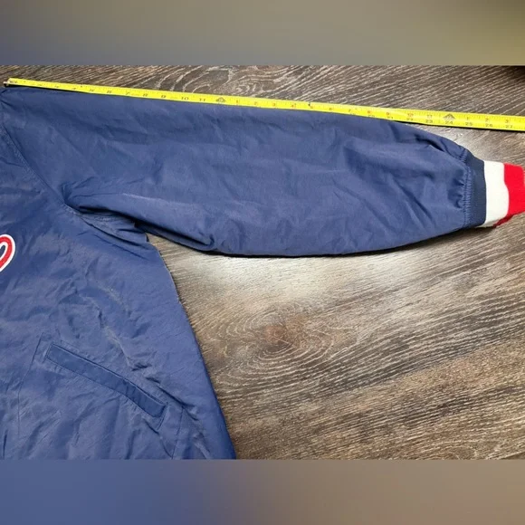 Polo Ralph Lauren Men's Navy Baseball Varsity Jacket - Picture 3 of 4